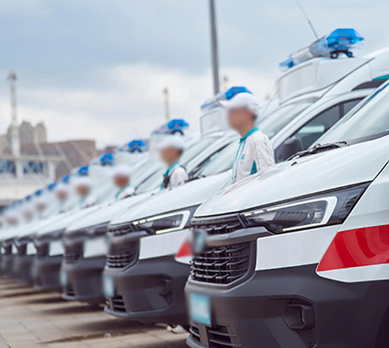 岷县服务车队展示